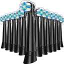 12 Pack Replacement Heads Compatible with, Toothbrush Heads Compatible with 2 3 4 5 6 7 8 9 10 Series Electric Toothbrush, with Covers