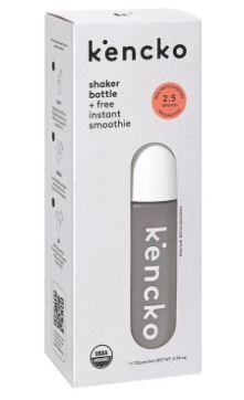 Kencko Instant Smoothie Starter Pack, Bottle + 1 Free Smoothie (Best By: 07/31/2025)