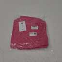 Girls 3/4 Sleeve Flowy Dresses Casual V Neck Texture A Line Layered Sundress for Kids with Pockets Size M, Pink