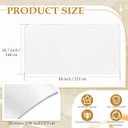 Clear Plastic Floor Mat 4.75 x 7 Ft PVC Floor Protector for Kitchen Floor, 57×84 inches