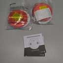 Kidde Smoke and Carbon Monoxide Detector, Hardwired with 10-Year Battery Backup, Voice Alerts, LED Status Lights, Interconnected, 85 dB Alarm, 5 inches, 30CUA10-V, 1 Pack