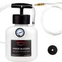 Motive Products 0109 Black Label European Power Bleeder 2-Quart Tank with Hose, Extra Tubing, and Adapter