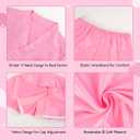 Meland Doctor Costume for Girls - Kids Scrubs with Lab Coat & Carry Bag, Doctor Dress Up for Halloween, Career Day Role Play (Pink, 7-8 Years)