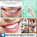 Professional Plaque Remover for Teeth, Intelligent Contact-Activated Teeth Cleaning Tool (Only Works When Touching Teeth/Surface), 5 Modes 4 Replaceable Clean Heads Dental Care Kit