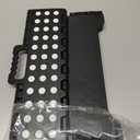 Flottian 5" Folding Step Stool for Adults and Kids 15-Inch Extra Wide Stool Holds Up to 300 lbs,Non-Slip Folding Stools with Handle,Compact Plastic Foldable Step Stool for Bathroom,Kitchen,ect (Black)