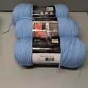 3 x RED Heart Super Saver Yarn, Light Blue