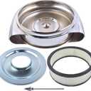 Air Cleaner All Steel Notched at Rear Replacement for Cadillac Oldsmobile