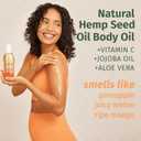 Hempz Sweet Pineapple & Honey Melon Herbal Hydrating Multi-Purpose Body Oil for Body - Moisturizing Bath, Shower, or Shaving Oil for Dry or Sensitive Skin for Women & Men, 6.76 Oz