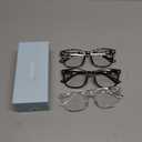 Gaoye Stylish Blue Light Glasses for Woman - Computer Glasses up to 99% Blue Light Blocking - Lightweight Frames - 3 pack