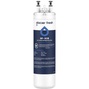 GLACIER FRESH WF3CB Refrigerator Water Filter Replacement for PureSource 3, 706465, WF425, PS3412266, AP4567491, 242017800 Refrigerator Water Filter, Pack of 1