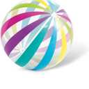 Intex Jumbo Inflatable Ball with Colorful Dot Pattern, Multi, 42"