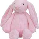 Pink Stuffed Animal Bunny Rabbit - Adorable Plush Companion for Cuddles & Playtime. Soft & Huggable with Lifelike Features. Ideal Gift for Kids & Rabbit Lovers (Bonnie Rabbit A Pink 22inch)
