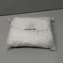 PU Leather Bar Stool Covers with Backs, 2 Pack Stretch Waterproof Bar Stool Chair Covers Washable & Comfortable Barstool Covers Slipcovers with Back for Pub/Counter/Dining Room Decoration (Cream)