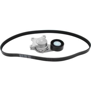 MOTOKU Accessory Drive Belt Tensioner w/Belt Kit for Ford Edge Explorer Fusion Taurus for Lincoln MKS MKT MKX MKZ for Mazda CX-9 for Mercury Sable 2007-2019