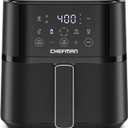 CHEFMAN TurboFry Touch 2 Qt , Quick & Easy Meals in Minutes, Black