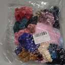 OCATO Birthday Gifts for Women Mom: 24Pcs Velvet Scrunchies Easter Basket Essentials for Adults Girls Elastic Hair Scrunchies for Women Girls Hair Ties Hair Bands Hair Accessories Party Favors