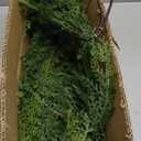 Christmas Cedar Garland Full Real Touch Artificial Green Faux Cypress Realistic Pine Garland for Mantle Fireplace Table Home Decoraiton 6FT