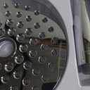 MakeFit Dual Handheld Shower Head Combo, 2-in-1 Rain Shower Heads System 8 Inch Rainfall Shower Head and 10 Modes High Pressure Hand Held Showerhead with Built-in Power Wash