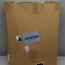 Black Stepped Handrail Walker for Seniors - 6" Removable Bearing Wheels, 7-Level Height Adjustable (31"-38"), Stand Assist Walker with Storage Bag, Fixed & Flexible Modes,Aluminum Folding Walkers