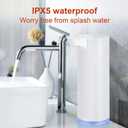 Automatic Soap Dispenser: LAOPAO Rechargeable Touchless Foaming Soap Dispenser Stainless Steel Foam Soap Pump for Bathroom Kitchen Xmas Gift, 9oz, White