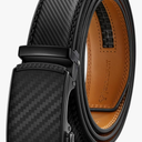 BULLIANT Men's Belt,Slide Ratchet Belt Adjsutable For Men Suit Casual Jeans Gift Boxed,Trim To Fit Small