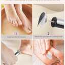 2 x 60 Pcs Sandpaper Set 1.7'' x 1.7'' for Electric Foot File Callus Remover (Blue+black)