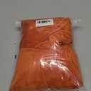 Deisy Dee 4pcs Velvet Stretch Round Bar Stool Seat Covers,Barstool Covers Slipcovers for 15.5-20 inch Stool Chair (4, Orange, 15.5-20 INCH)