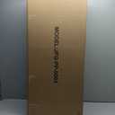 4 Tier Slim Bathroom Storage Cabinet, Narrow Organizer with Wheels and Toilet Paper Holder, Waterproof, No Assembly Required, Perfect for Small Spaces in Bathroom, Kitchen and Living Room (Cream White B)