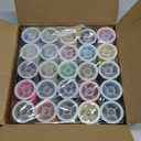 PH PandaHall 0.8mm Nylon String Beading Thread 25 Colors Chinese Knotting, Kumihimo Macrame Cord Wind Chime Blinds String for Macrame Friendship Bracelets Christmas Ornament, 250 Yards