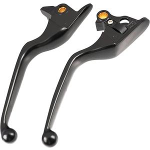 Motorcycle Brake Clutch Lever Control Hand Levers Set for Harley Softail Breakout Fat Boy Deluxe Heritage Classic FLS Slim Street Bob 2015-2023 Replacement Accessories Parts Black