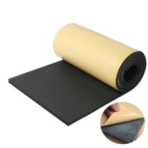 Eunice Sponge Neoprene Foam Sheet with Adhesive, 12 in x 59 in x 3/4 in Foam Rubber Roll Cut to Multiple Dimensions, High Density Rubber Padding for Shock Pad, DIY