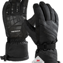 TRENDOUX Winter Gloves Ski Waterproof: 3M Thinsulate -40℉ Windproof Warm Men Women Insulated Glove with Touchscreen Anti-Slip, XL