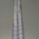 2 x Frosted Glass Window Privacy Film Decorative, Bathroom Window Privacy Film for Glass Windows Cover, Static Cling, Removable, Reusable, Anti-UV, Anti-Glare, Heat Blocking, 17.5 by 78.74 inch