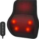 Back Massager with Heat for Pain Deep Tissue 3D Kneading Massage Pillow for Shoulder, Back, Neck, Leg, Body Relaxation at Home, Office, Gifts for Mom Dad Women Men