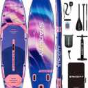 Starcity 11'6"x35"x6" Inflatable Stand Up Paddle Board, Extra Wide SUP Board for Stable Lake Paddling, 450 Pound Capacity Paddle Board for Beginners