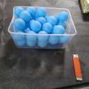 5 Containers with  40MM Ping Pong Balls, 69 Pack Assorted Colored Plastic Balls for Beer Pong, Arts and Craft Blue