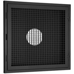 2'x2' Lay-In Return Grille with Egg Crate Filter Grid (1 Pack,Black)