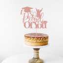 Proud of You Cake Topper Cake topper senior high school university postgraduate Graduation cake topper Cake decorations for boys and girls graduation supplies