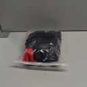 COCOPEAR Full Coverage Bikini Bottoms for Women Mid Rise Bathing Suit Bottoms for Women Ruched Tummy Control Swim Bottoms (Large, 2# Black+red)