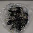 Svater Outdoor String Lights 50 FT, Patio LED Lights Outside with 26pcs Bulbs, Waterproof Shatterproof Hanging Globe Light Connectable for Bistro Cafe Backyard Balcony Warm White