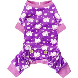 KYEESE Dog Pajamas Velvet Dog Pajamas Medium Sized Dogs Soft Dogs Clothes Pjs with Unicorn Pattern Stretchy Pet Jammies Coat Comfy Pet Onesie Costume, 2X-Large (XX-Large (40-58lbs), 02# Unicorn Purple)