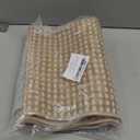 2x4 ft Entryway Rug Indoor Door Mat Non Slip Boho Woven Washable Area Rugs Kitchen Runner Rug Mat, Front Entry Rugs Entrance Doormat for Hallway Porch Bathroom Laundry Room, Brown 24"x48"