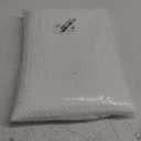 Barossa Design Stall Fabric Shower Curtain Waffle Weave 42 x 84 inches Extra Long Size, Hotel Grade, Spa, 230gsm Heavy Duty, Water Repellent, Washable, White, 42x84