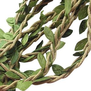 Chenkou Craft 10M Artificial Vine Fake Foliage Leaf Plant Garland Rustic Wedding Home Decor