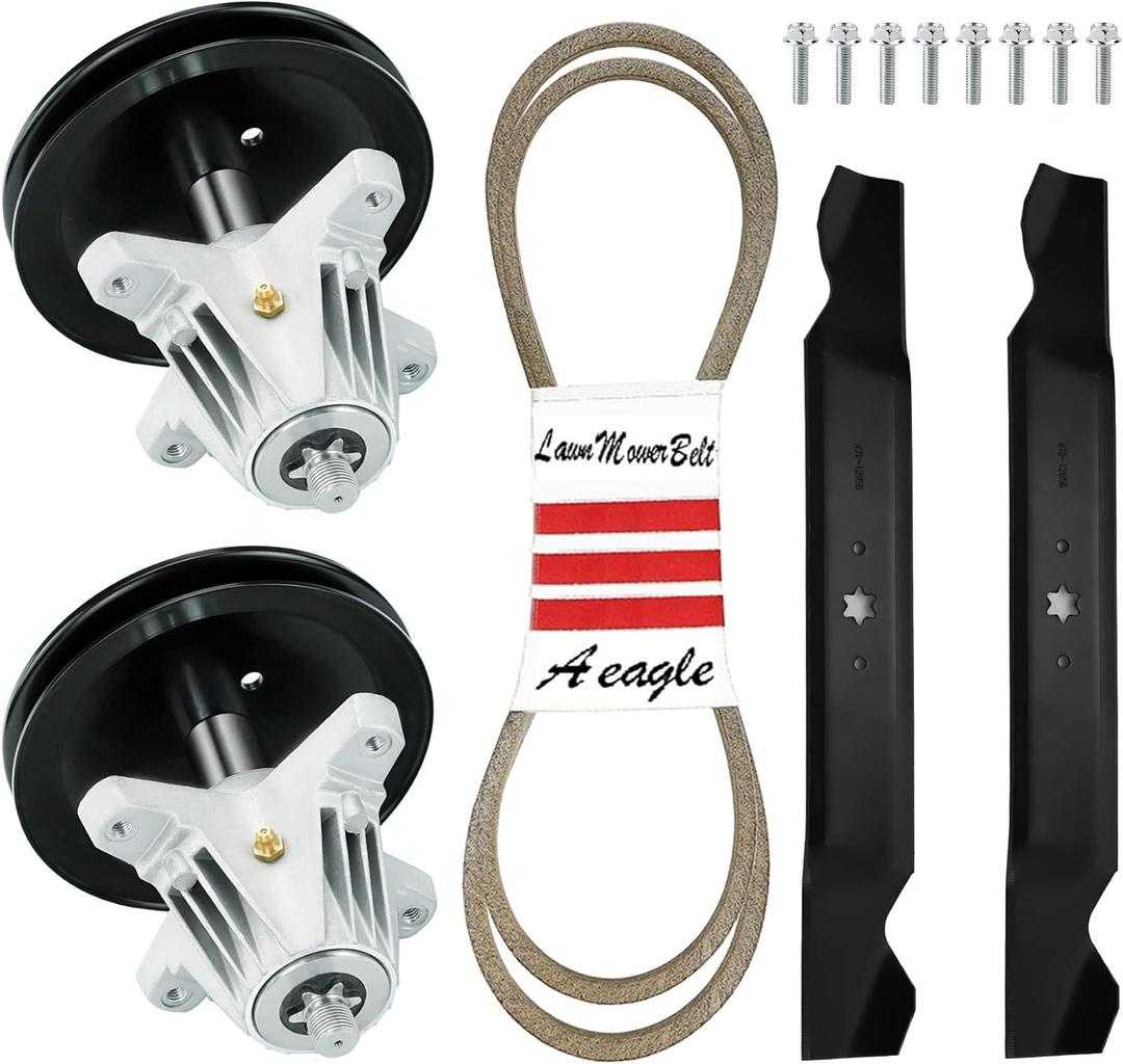 AEagle Deck Rebuild Kit for MTD Craftsman Troy Bilt 46 inch T1600 T1900 Bronco Blade Spindle Belt 13AN785T055 13AL78KT066