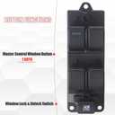 GJ6A66350A Master Power Window Switch Driver Side Compatible with Mazda 6 2003 2004 2005