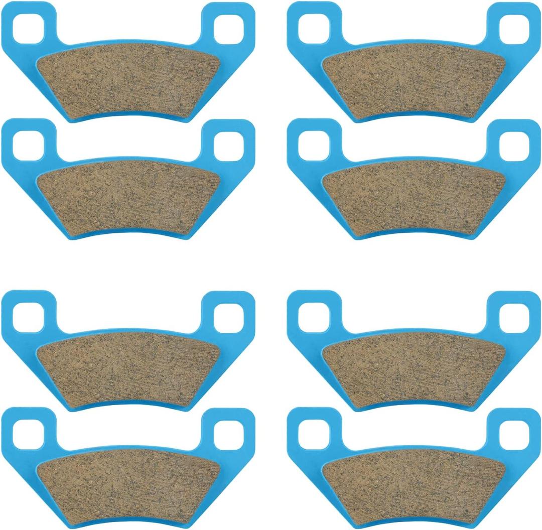 Front & Rear Brake Pads Ceramic Organic for Arctic Cat Wildcat 1000 LTD 2013-2014, Alterra 450/570/ 600/700, TRV 1000/700/ 550 LTD 2016 2017 2018 2019 2020 1436-420, 2502-578 - 4 Set