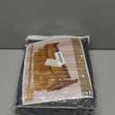 Blazing Needles Solid Microsuede Double Corded 8" to 9" Futon Cover, Full, Steel Grey