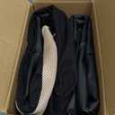 PIC AUTO Leather Car Seat Covers, Sports Carbon Fiber & Mesh Design, High-Back Two Front Set, Waterproof Automotive Seat Covers, Airbag Compatible, Universal Fit for Most Cars (Black & Beige)