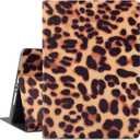 Vimorco iPad 10.2 Case 2019/2020/2021, iPad 7th/8th/9th Generation Case, Premium Protective Smart Case Auto Sleep/Wake Multi-Angle Stand Cover for iPad 7th/8th Gen, Leopard